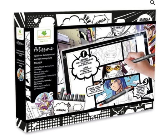 [SYCREA052] Sycomore - Manga XXL - Tablette lumineuse et marqueurs