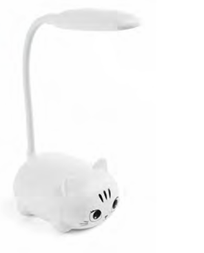 Back2Fun - Lampe Led Night Kitty - Blanc