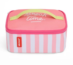 [LUN-P-002-TU] Hello Hossy - Sac isotherme - Pink Stripes