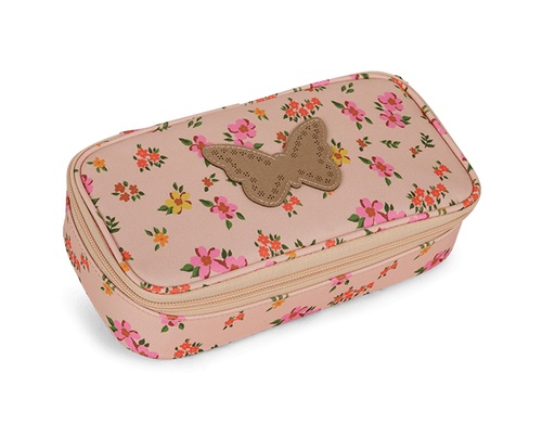 Caramel & Cie - Trousse Modulable - Papillon Liberty Rose