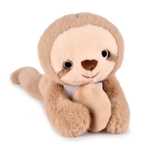 Podcoll - Peluche magnétique - Paresseux beige - 30 cm