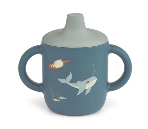 Liewood - Gobelet en Silicone Neil - Artic Sea/Ocean View