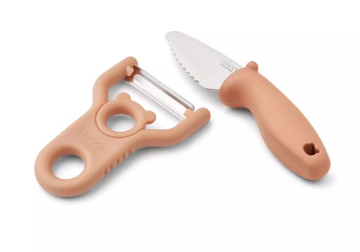 Liewood - Ensemble Eplucheur et Couteau - Tuscany Rose