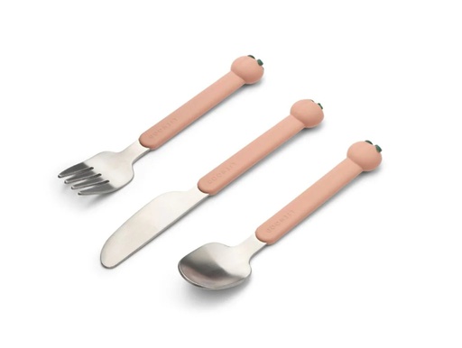 Liewood - Ensemble de couverts - Tove - Peach / Pale tuscany multi mix