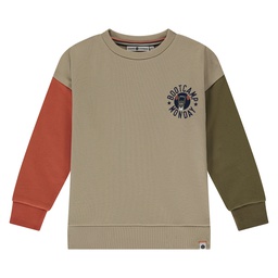 STAINS &amp; STORIES - Sweatshirt Tricolore - Garçon