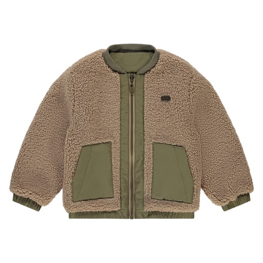 STAINS & STORIES - Veste kaki réversible - Garçon