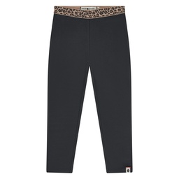 STAINS &amp; STORIES - Legging Noir/Léopard - Fille