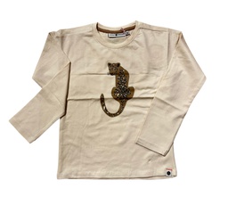 STAINS &amp; STORIES - T-Shirt beige à manches longues- Fille