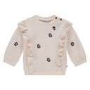 BABYFACE - Pull beige à fleurs - Fille