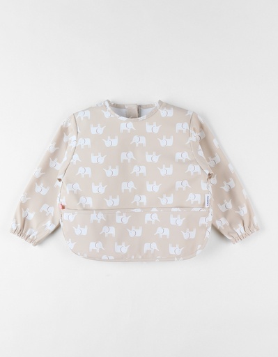 Noukie's - Tablier à manches, éléphants [BB2425.33]