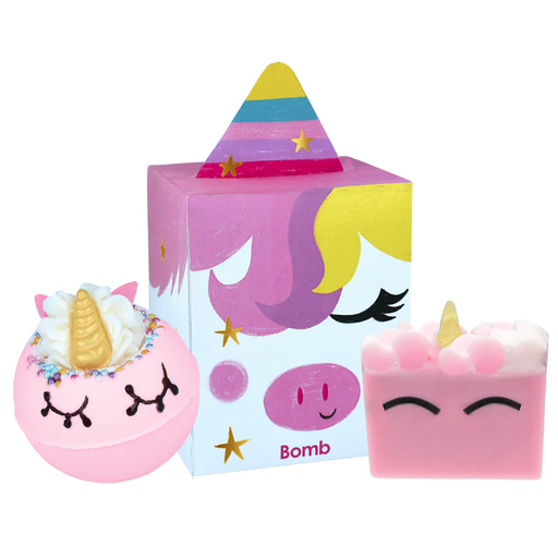 [GFROUNI06] Get Fresh Cosmetics - Bombe de bain et savon - Coffret "From Me to U-nicorn"
