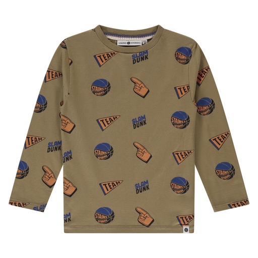 STAINS & STORIES - T-Shirt à longues manches à motifs - Garçon