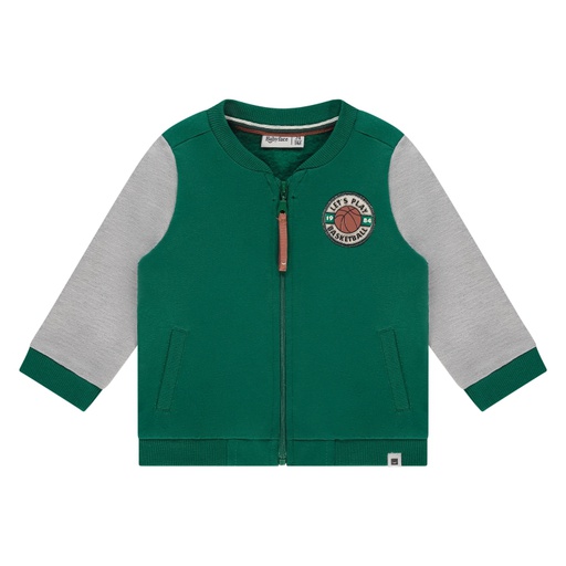 BABYFACE - Gilet vert et gris - Garçon