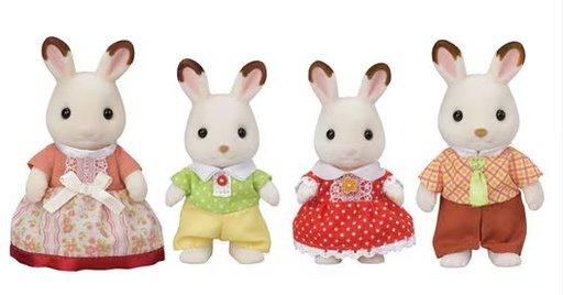 [L5655] Sylvanian Families - La famille lapin chocolat - 3 ans +