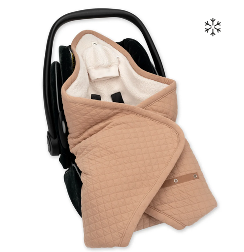 Bemini - Nid d'ange biside 0-12M Hiver Pady Quilted + Teddy - Beige [492QUILT89HU]