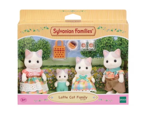 [5738] Sylvanian Families - La famille chat latté - 3 ans +