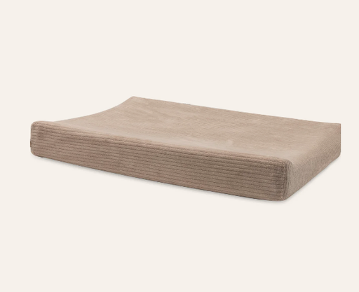 Jollein - Housse Matelas à Langer - Cloudy Rib - Milky Coffee