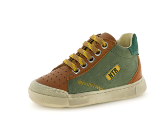 Naturino - Faluk High Zip - Cognac Olive Green Bottle