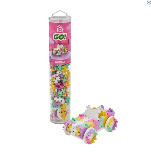 PLUS-PLUS - GO! - Tube Voiture Bonbon - 200 pcs [PP4258]