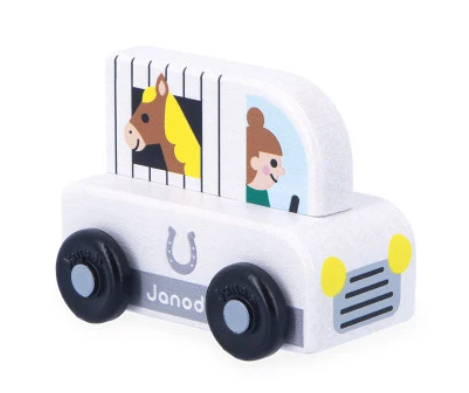 Janod - Van pour cheval en bois Campagne - Cross Roads [J05934]