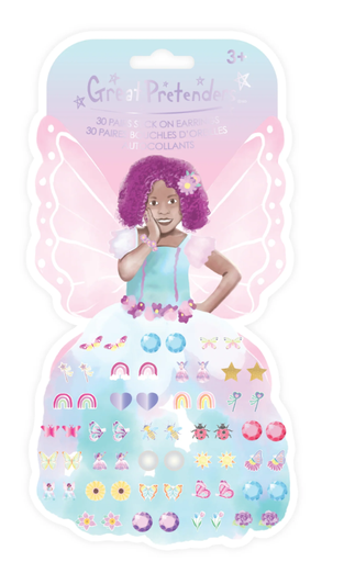 Great Pretenders - Lot de 30 autocollants pour boucles d'oreilles - Papillon