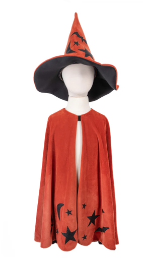 Great Pretenders - Cape de sorcier avec chapeau - 4/6 ans