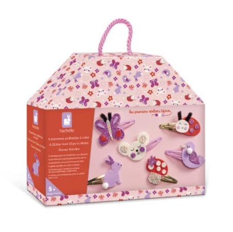 Janod - 6 barrettes pailletées à créer - 5 ans + [J09179]