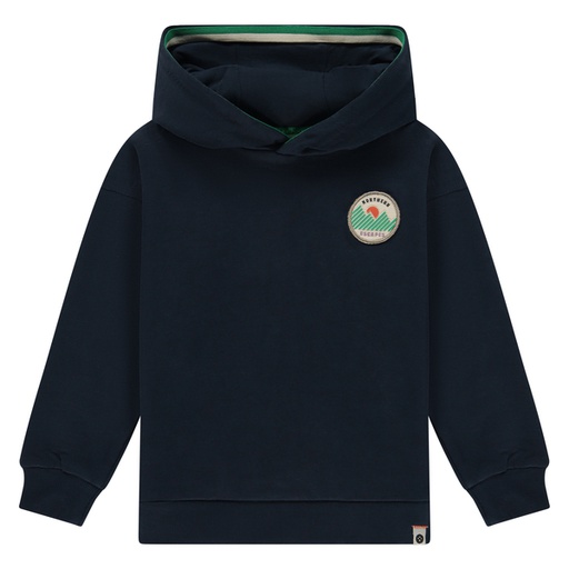 STAINS & STORIES - Sweatshirt bleu marine - Garçon