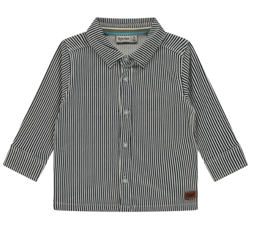BABYFACE - Chemise lignée banche et bleue - Garçon