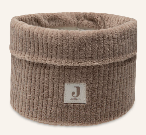 Jollein - Panier de Rangement - Cloudy Rib Milky Coffee