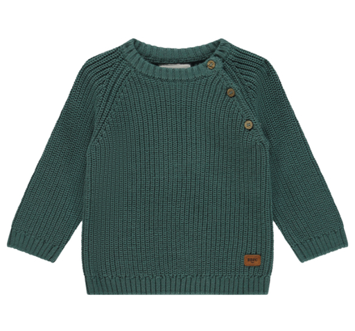 BABYFACE - Pull en laine vert bouteille  - Garçon