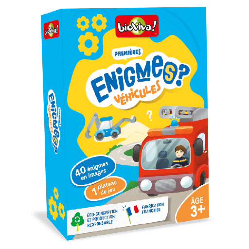 Bioviva! - Premières énigmes - Véhicules - 3 ans et + [02771]
