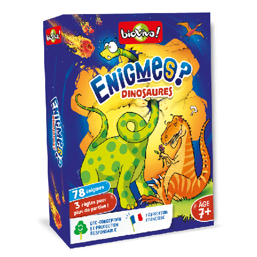 Bioviva! - Enigmes - Dinosaures - 7 ans et + [02776]