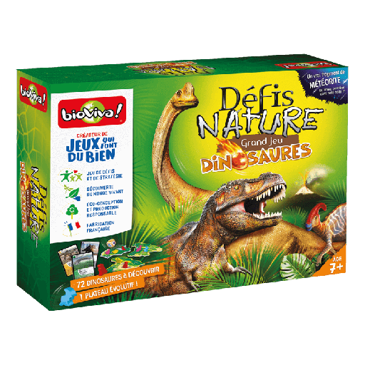 Bioviva! - Défis Nature - Le Grand Jeu - Dinosaures - 7 ans et + [02805]