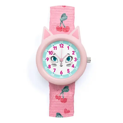 Ticlock by DJECO - Montre Des Petits - Chat [DD00424]