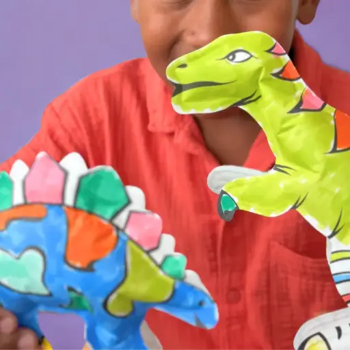 [D5208] ARA-CREATIVE - Coloriages gonflables - Dinosaures