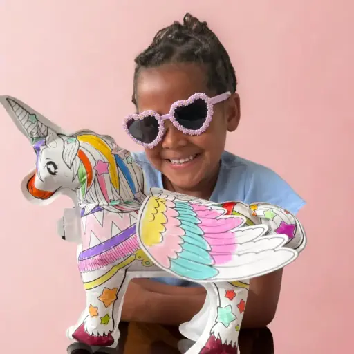 [L5215] ARA-CREATIVE - Coloriages gonflables - Licorne géante