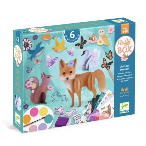 DJECO - Coffret multi-activités - Fluffy Box - 6 ans et +  [DJ09329]
