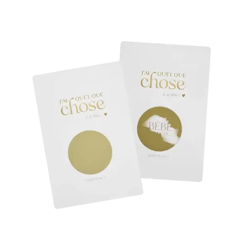 Zakuw - Carte à gratter - Bébé en route 