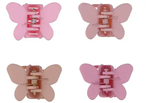 [CLW2406] Rockahula - Lot de 4 pinces à griffes papillons
