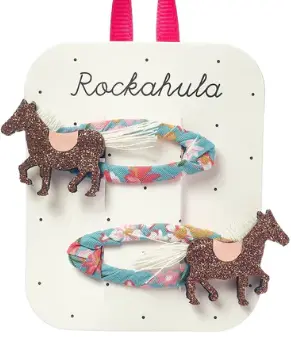 [H2423B] Rockahula - Lot de 2 pinces à cheveux- Peggy Pony