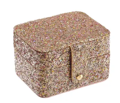 [JB330G] Rockahula - Boite à bijoux à paillettes dorées