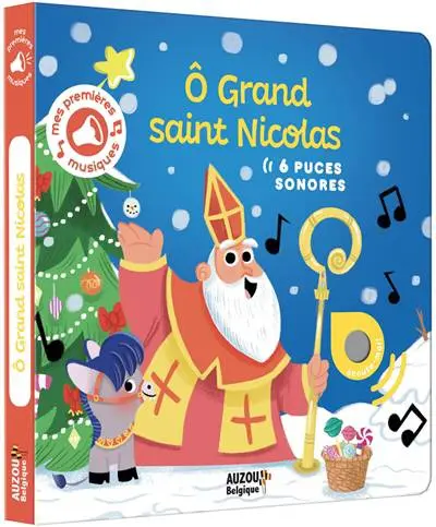 Auzou - Livre sonore - Ô Grand Saint Nicolas [BE200033-6]