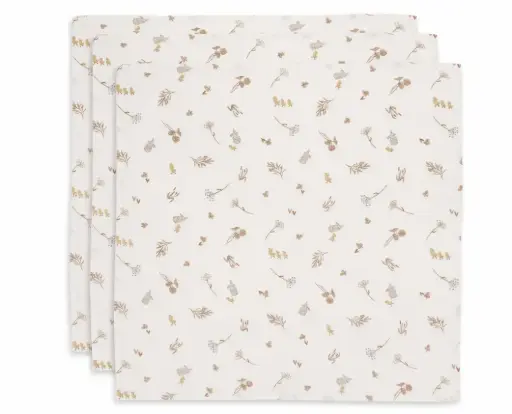 Jollein - Lange gaze de coton small 70x70cm - Riverside - 3 Unités