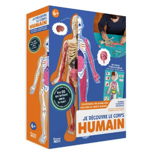 Auzou Lab' - Je découvre le corps humain -  6 ans + [AC230066-1]