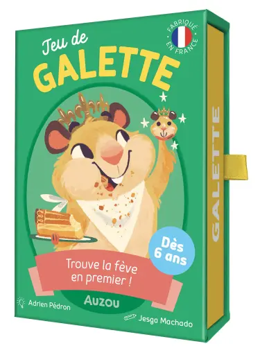 Auzou - Jeu de cartes - Jeu de la galette - 6 ans +