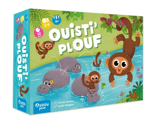 Auzou - P'tit jeu - Ouisti'plouf - 4 ans +