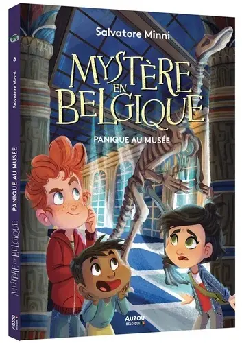 Auzou - Roman - Mystère en Belgique - Panique au musée - 9 ans +