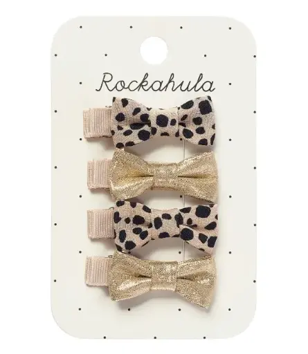 Rockahula - Lot de 4 pinces à cheveux - Leopard Shimmer