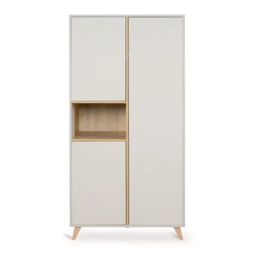 [54F04004] Quax - Loft Armoire 2 portes - Argile